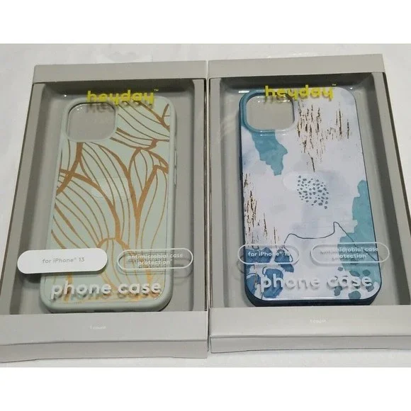 heyday | Cell Phones & Accessories | Heyday Antimicrobial Phone Case For  Apple Iphone 3 Blue Floral Abstract | Poshmark